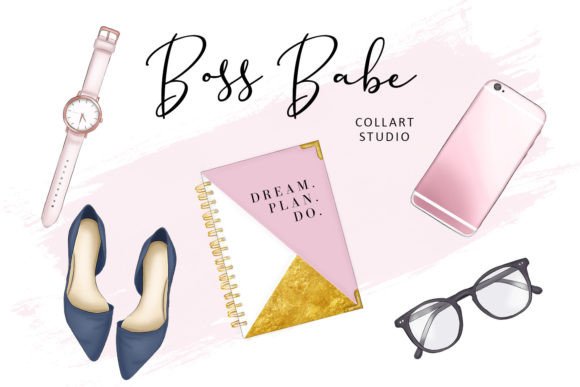 Download Girlboss Planner Business Woman Clip Art - Girlboss Collection