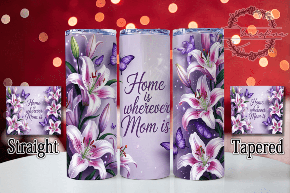 Download Heartfelt Sentimental Floral Mom Tumbler - Heartfelt Collection